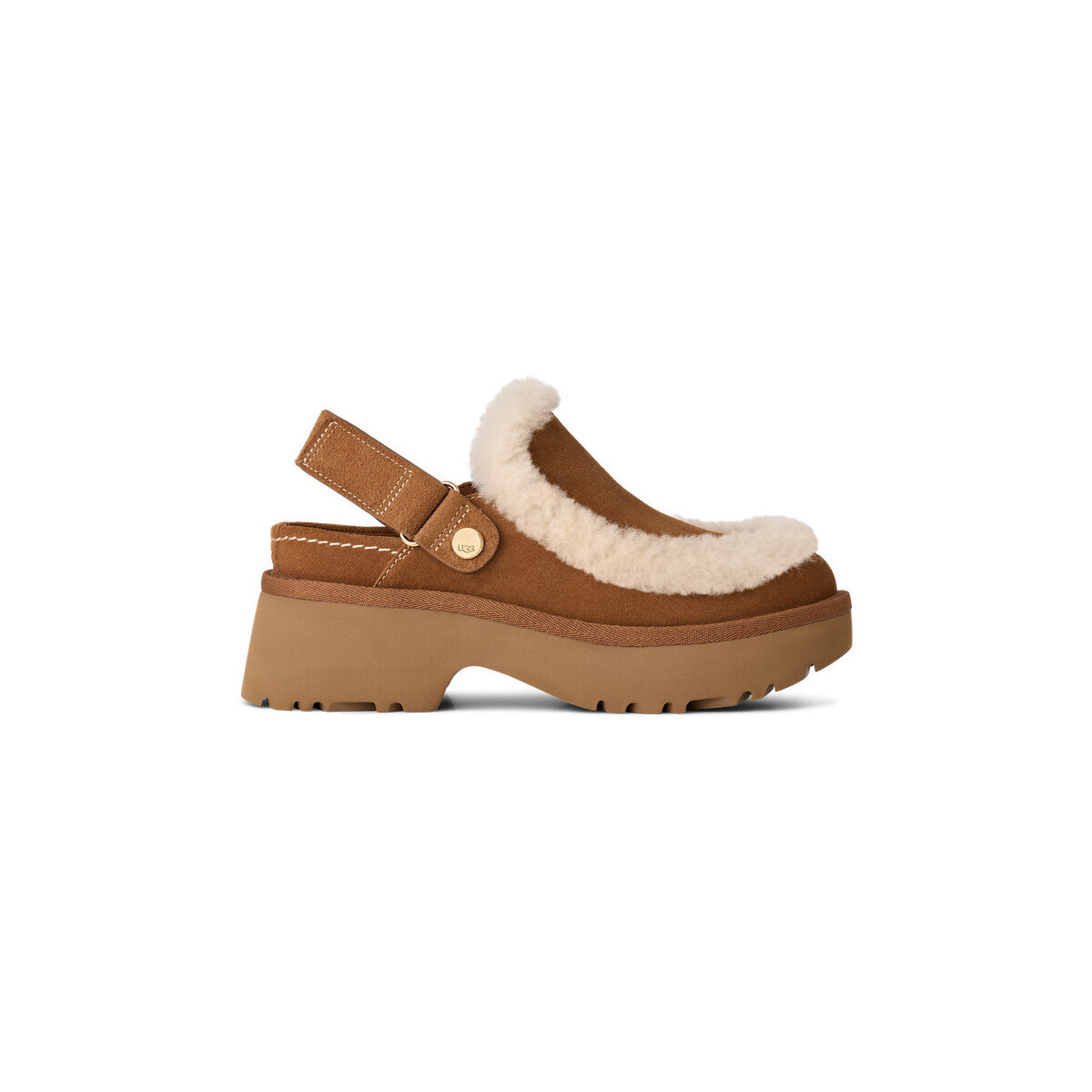 UGG  Esmee Clog Chestnut (Women's)  Béžová