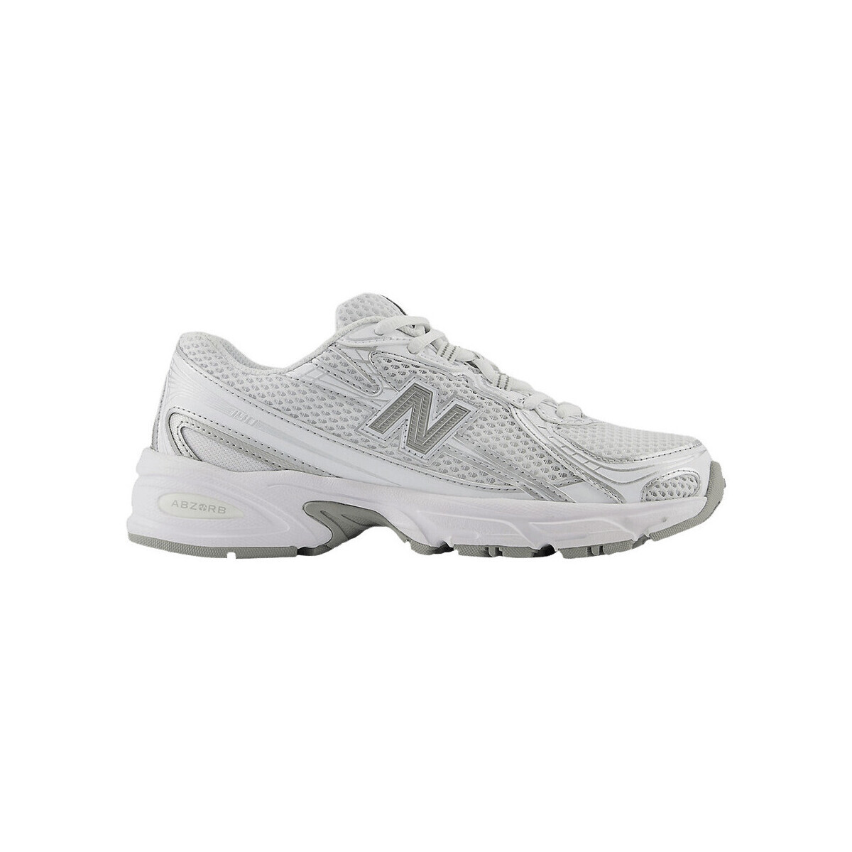 New Balance  740 Big Kid 'White Silver Metallic'  Stříbrná