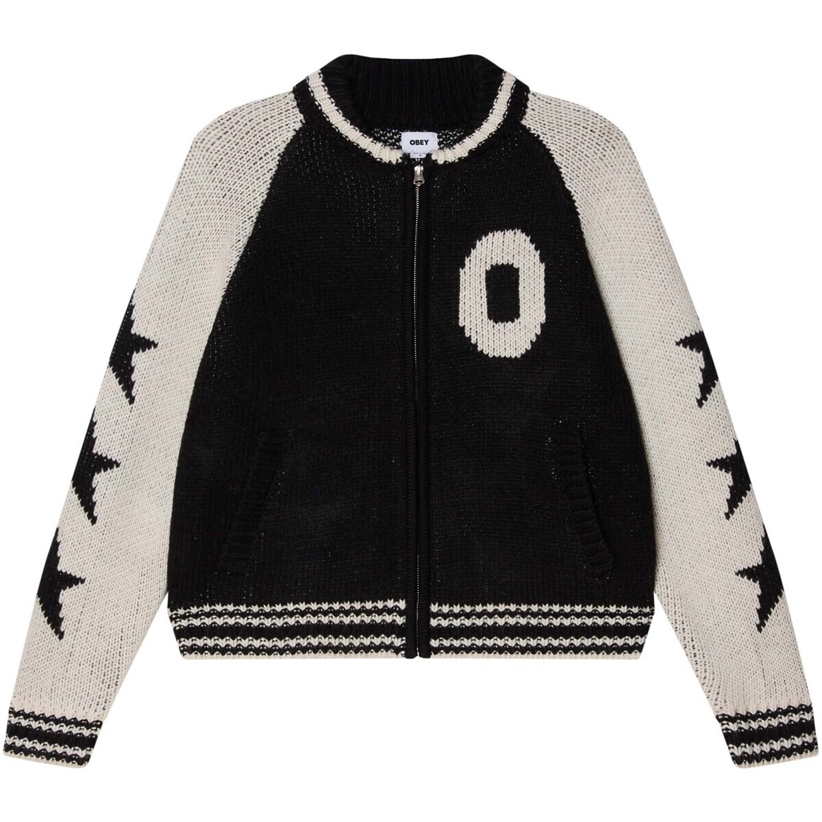 Obey  Int. Cowichan Sweater  Černá
