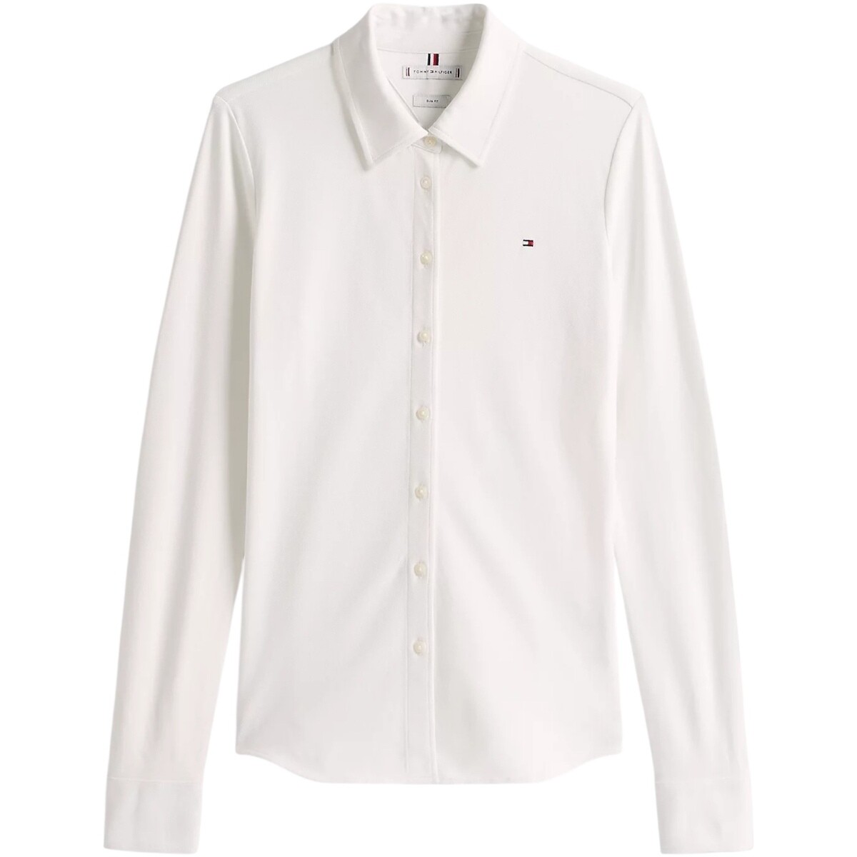 Tommy Hilfiger  1985 SLIM PIQUE BTN WW0WW43528  Bílá