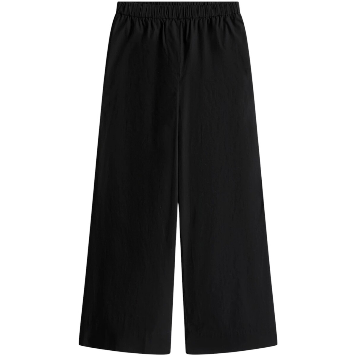Tommy Hilfiger  POPLIN WIDE LEG PANT WW0WW45891  Černá