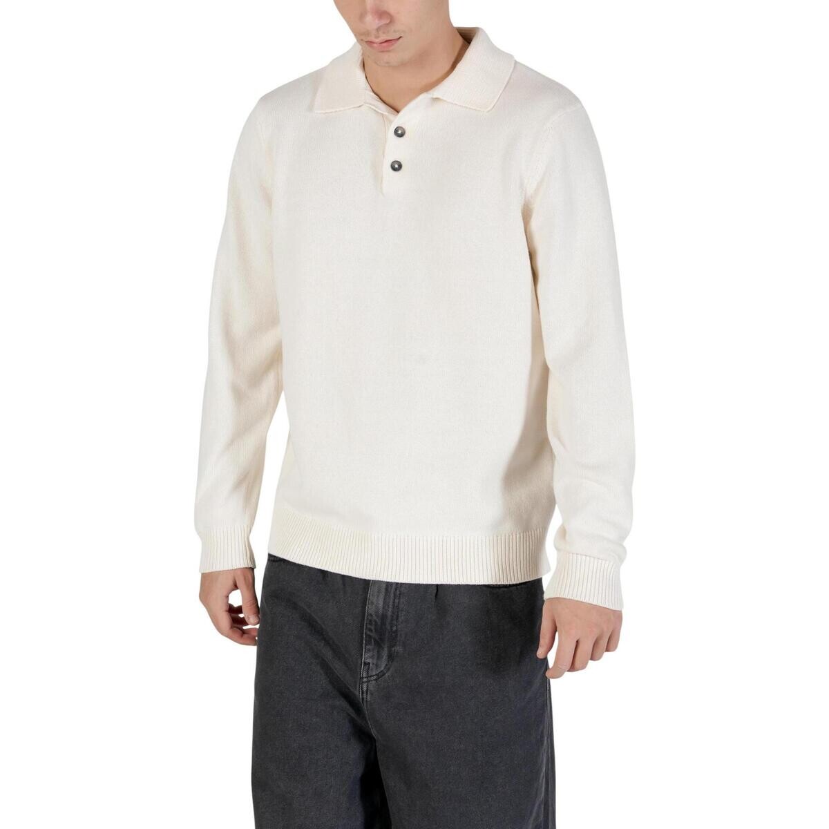 Only & Sons   ONSHOPE RLX LS POLO KNIT LIFE 22034698  Bílá