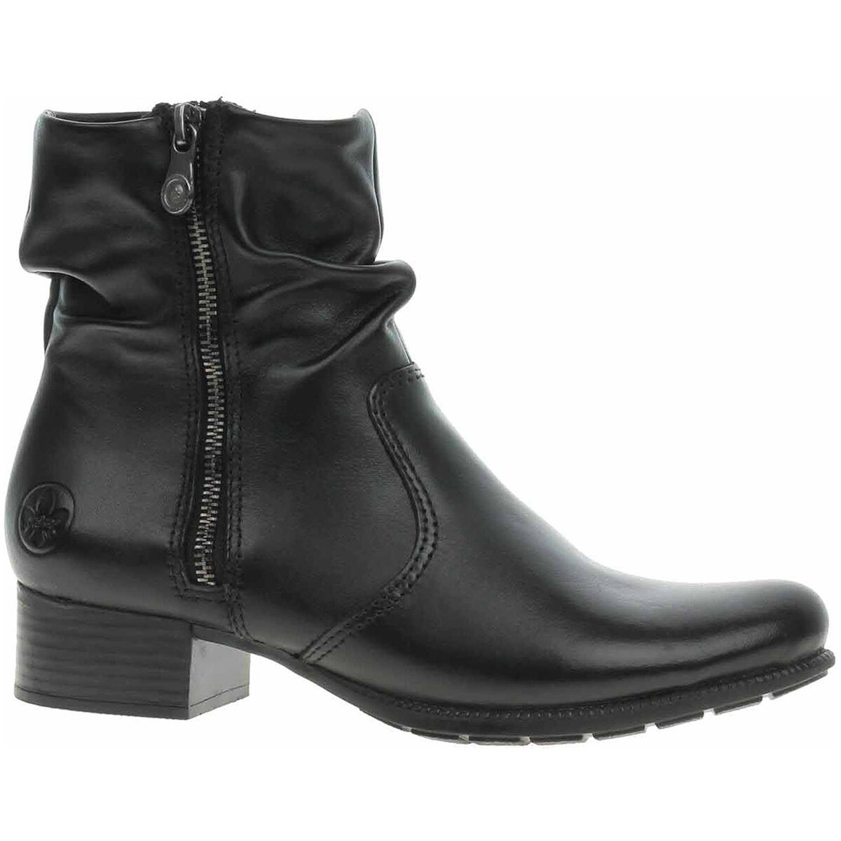 Rieker  Dámské polokozačky  78656-00 schwarz  Černá