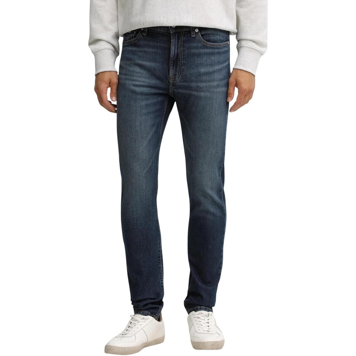 Calvin Klein Jeans  SLIM TAPER OIL SLICK LV04RD940G  Modrá