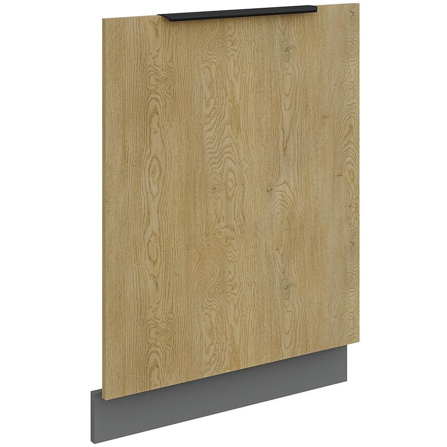 Dvířka pro vestavnou myčku Cremona Sokl antracit Zm 713x596