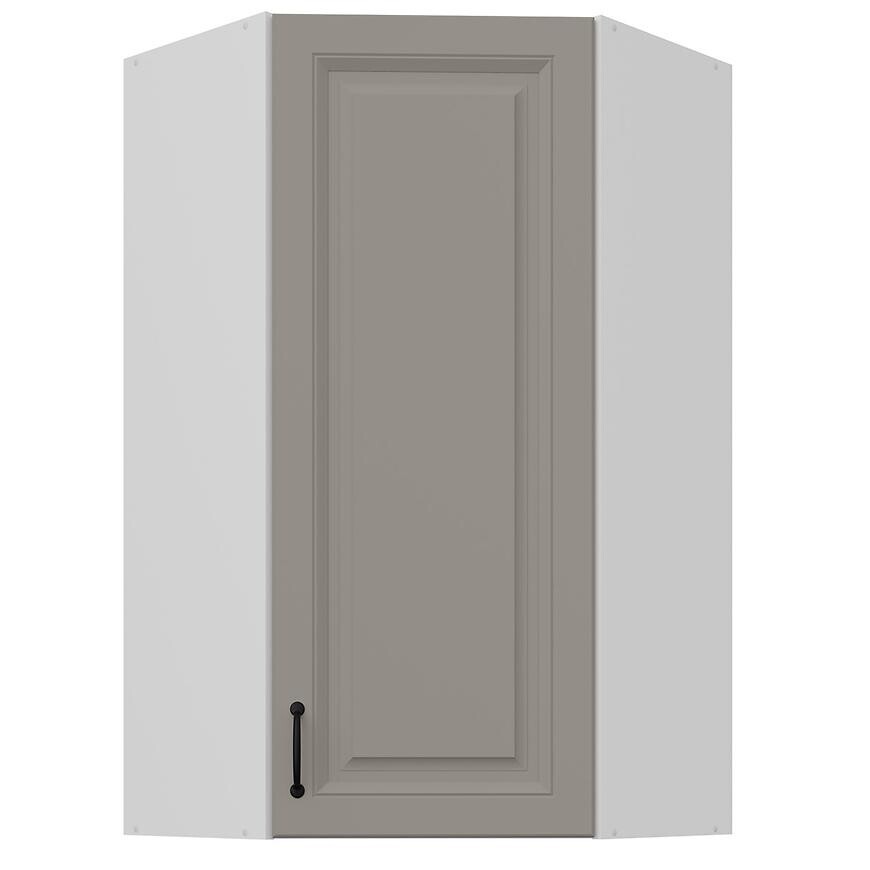 Kuchyňská skříňka Stilo claygrey/bílý 60x60 GN-108 1F (45°)