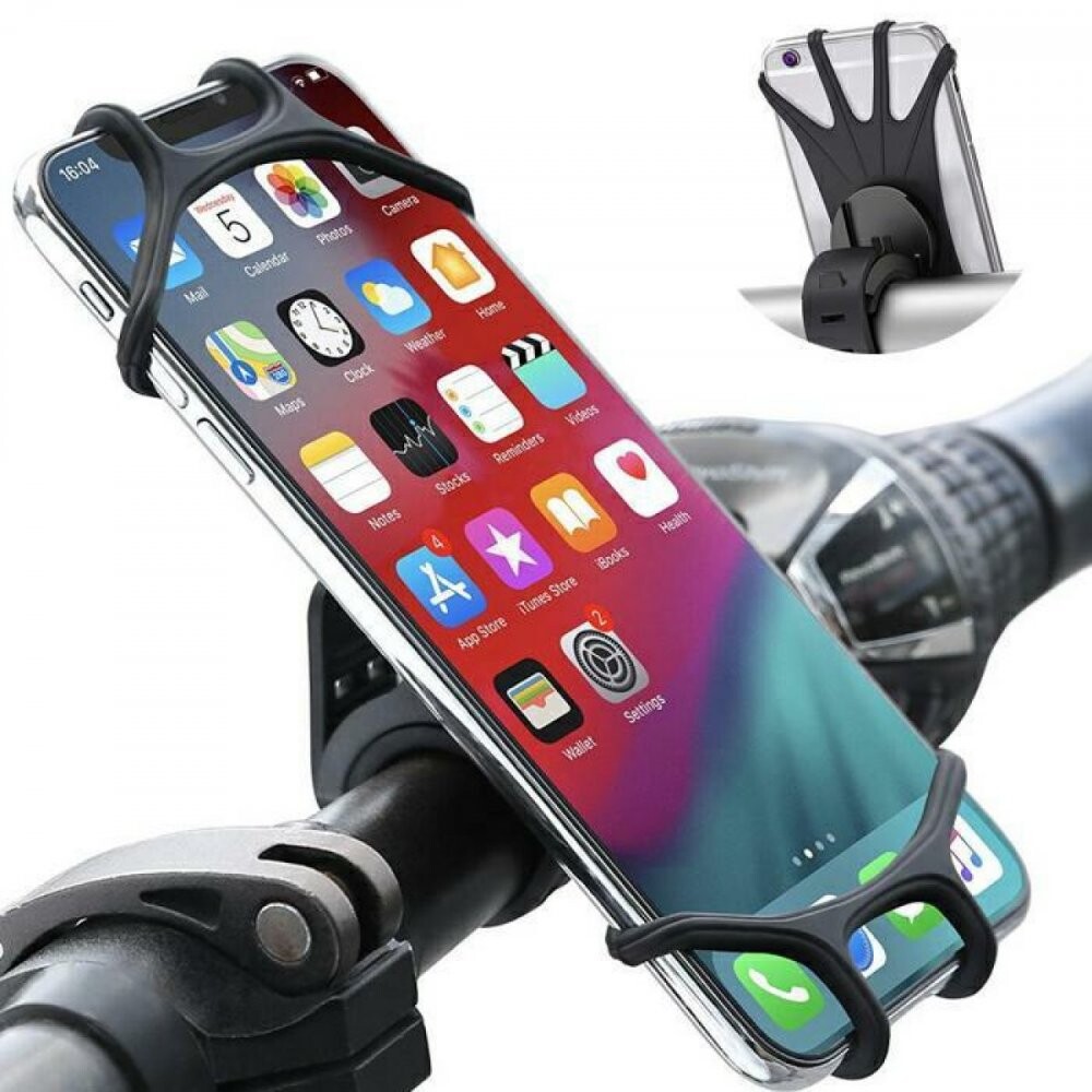 Držák telefonu na kolo Spider - černý