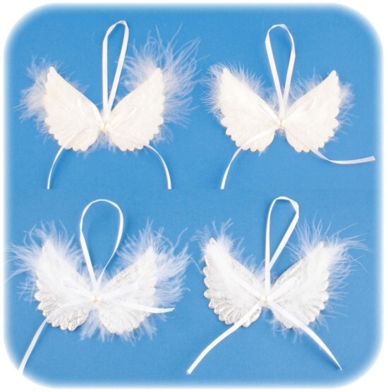 Andělská křídla - 9 x 6 cm - 2 ks - 5392