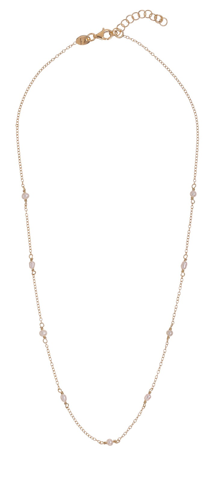 Alisia Pozlacený náhrdelník s pravými perlami AL4419.01.000