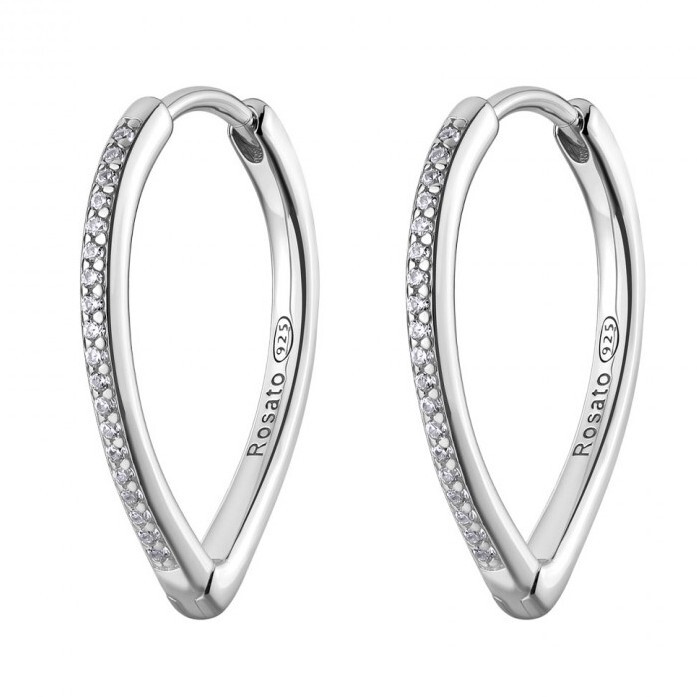 Rosato Okouzlující stříbrné náušnice s čirými zirkony Sofia RZSO27