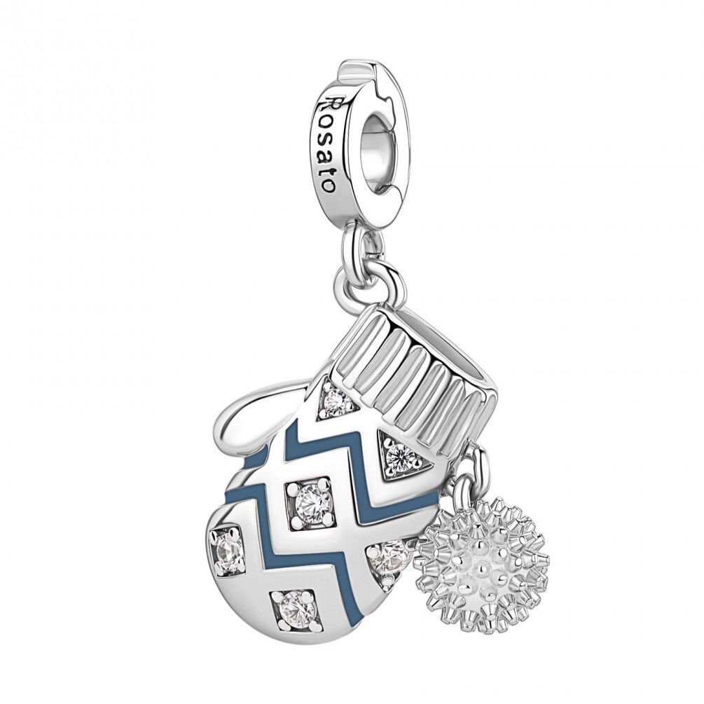 Rosato Stříbrný přívěsek Rukavice s čirými zirkony Storie RZ260R