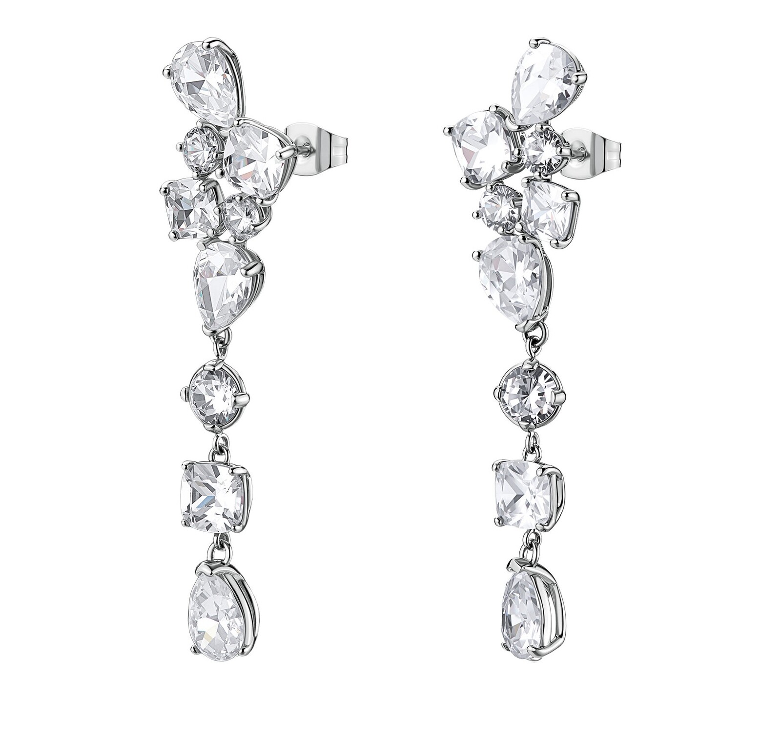 Brosway Luxusní visací náušnice s čirými kubickými zirkony Dreaming BIG24