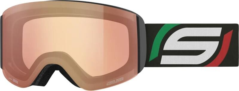 SALICE 107ITADARW Clear junior lyžařské brýle, Black ITA