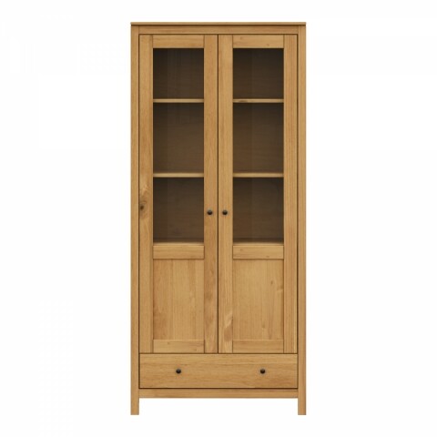 Vitrína 2 dveře + 1 zásuvka TORINO vosk 8073V Idea