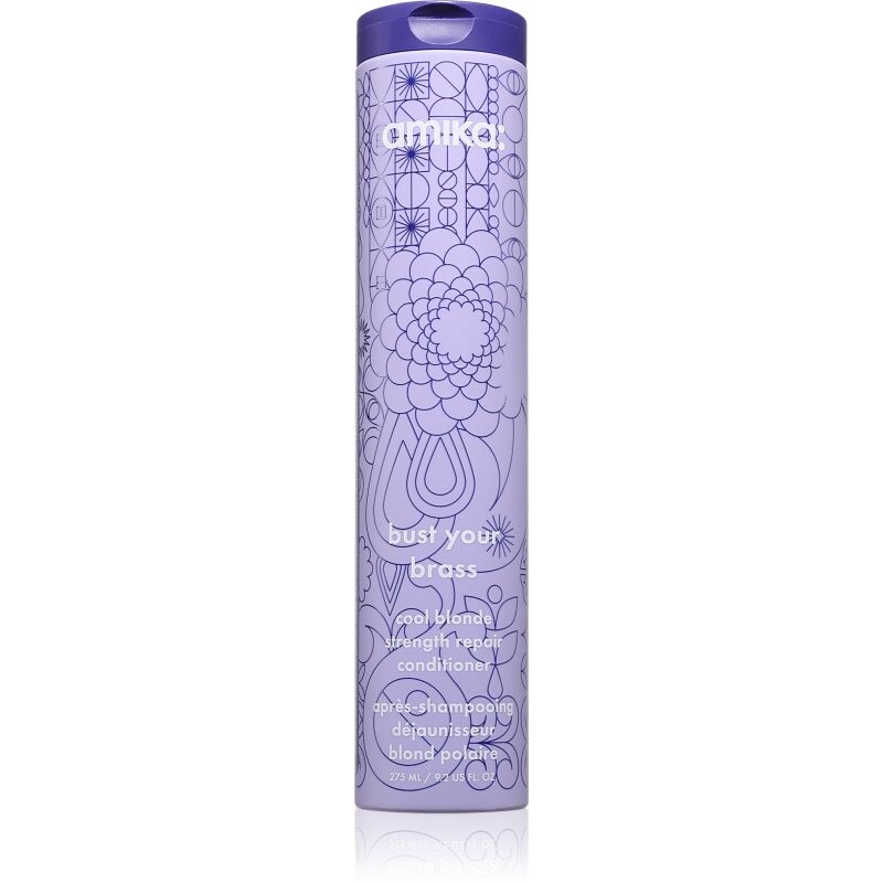amika Bust Your Brass Cool Blonde Strenght Repair Conditioner kondicionér pro blond vlasy 275 ml