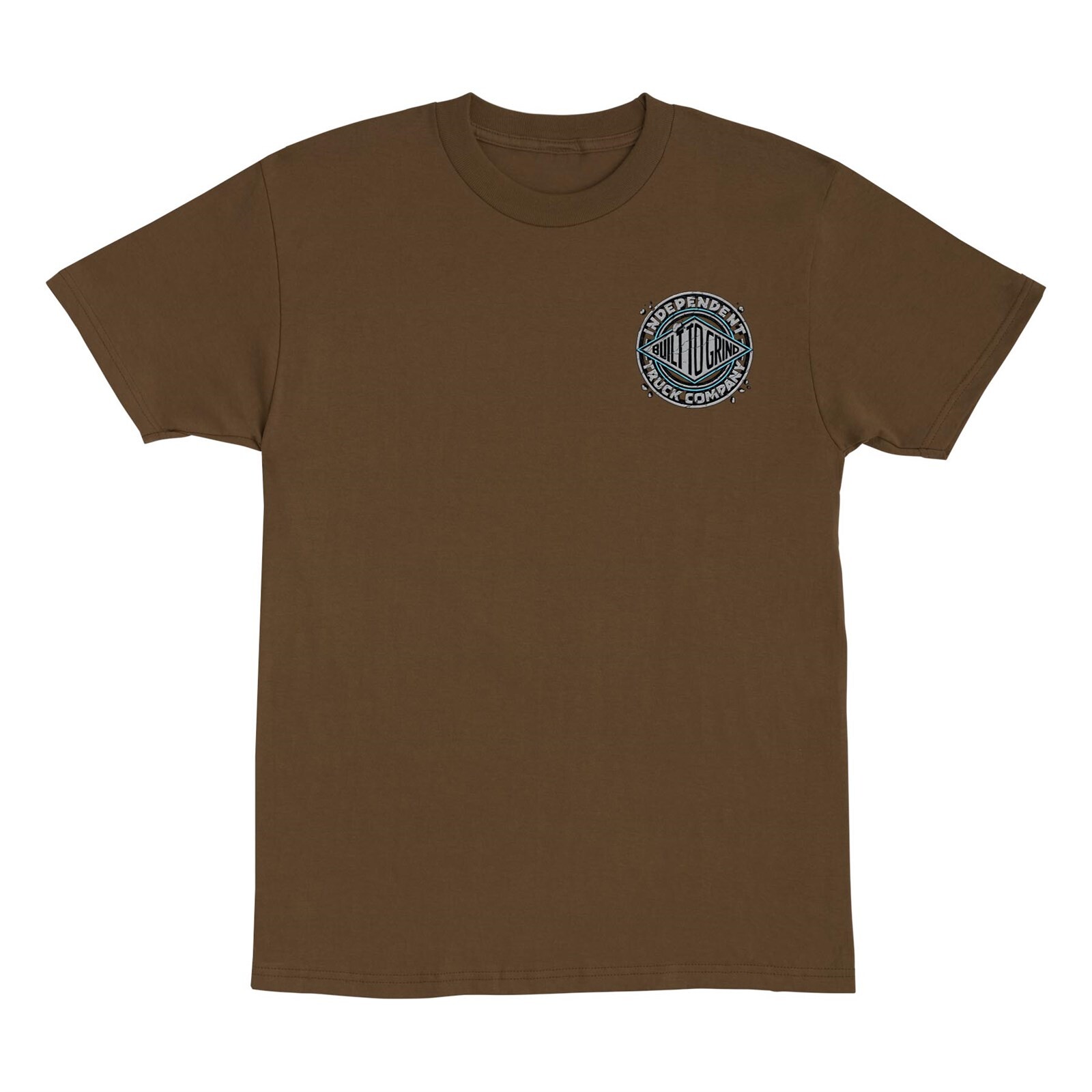triko INDEPENDENT - Stone Summit S/S Heavyweight T-Shirt Dk Chocolate (158257)
