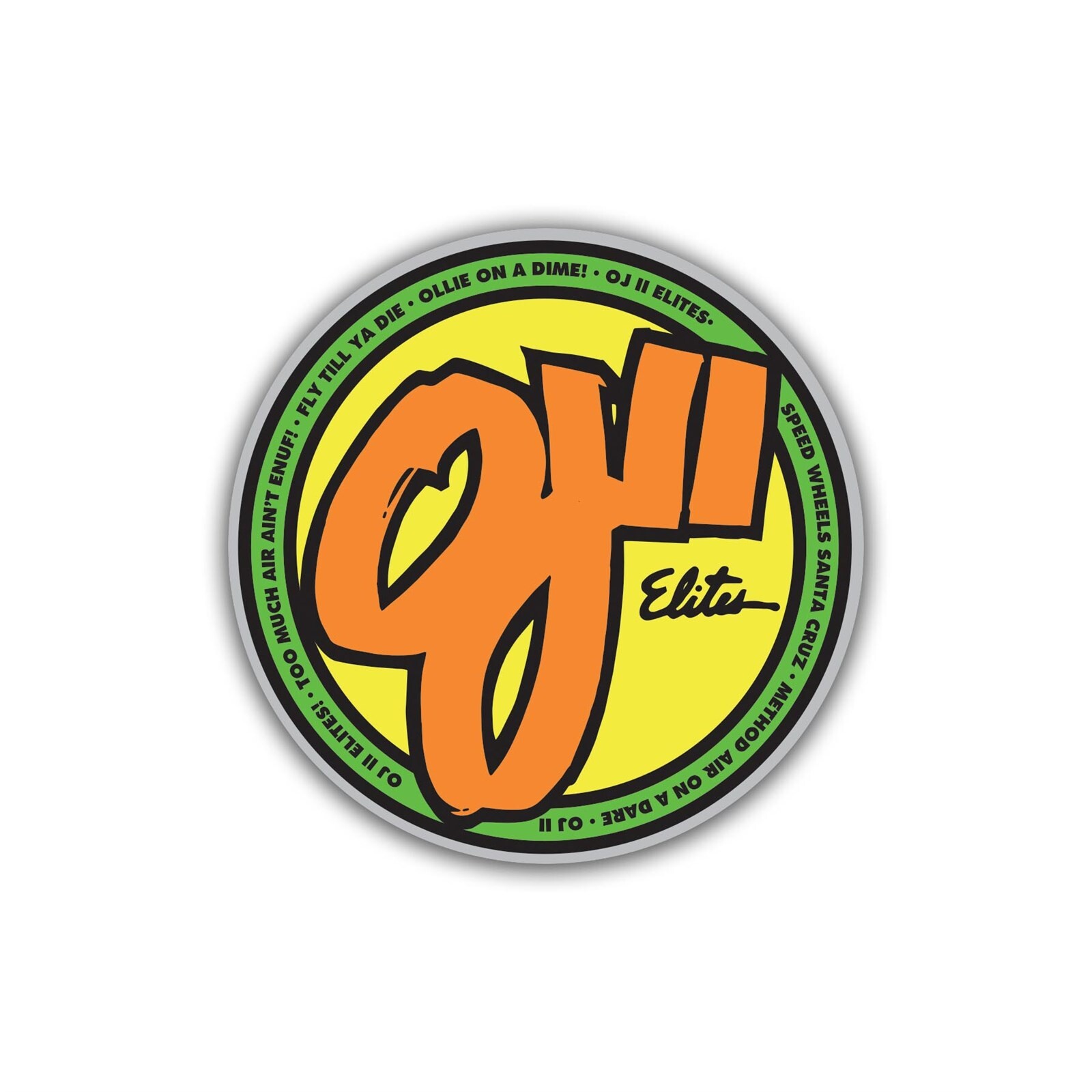 samolepky OJ - OJ2 Mini Clear Mylar Sticker Orange 2 in x 2 in (154277) velikost: OS