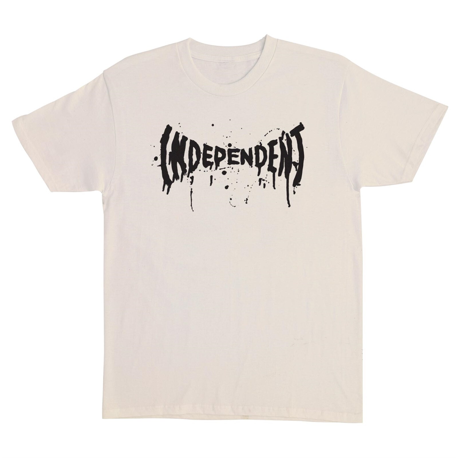 triko INDEPENDENT - Splatter Span S/S Heavyweight T-Shirt Natural (158228) velikost: Lg