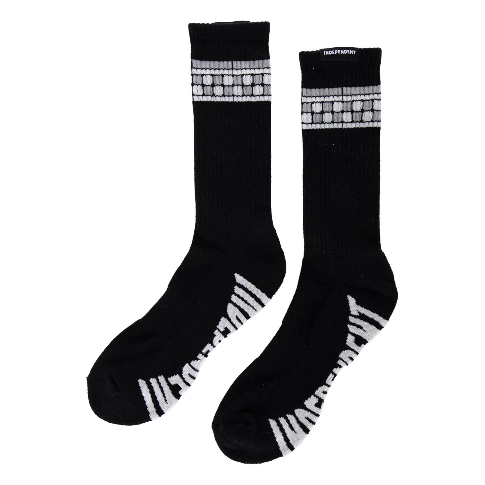 ponožky INDEPENDENT - Tile Span Crew Socks Black (158400) velikost: 9-11 1 Pair
