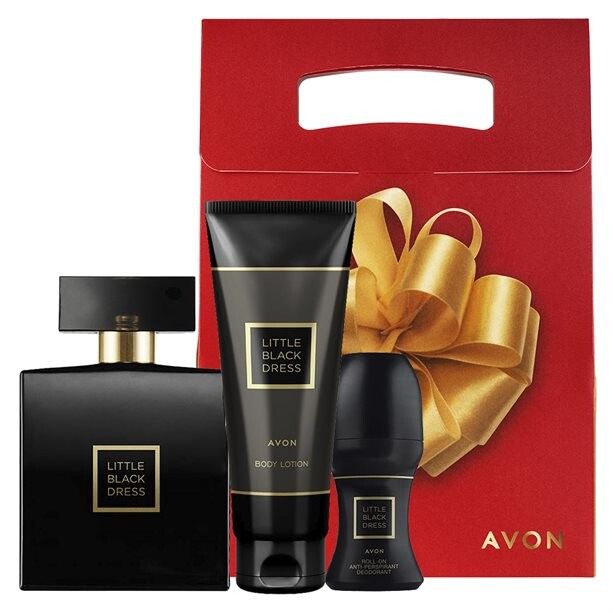 Avon Dárková sada Little Black Dress s dárkovou taštičkou