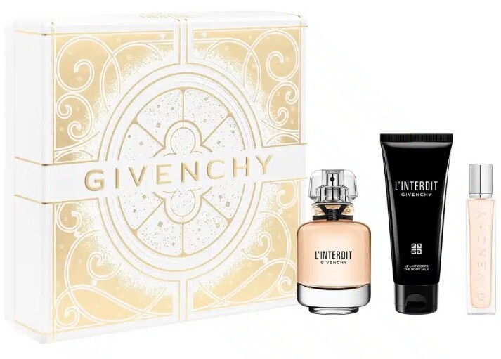 Givenchy L'Interdit Rouge - EDP 50 ml + tělové mléko 75 ml + EDP 12,5 ml