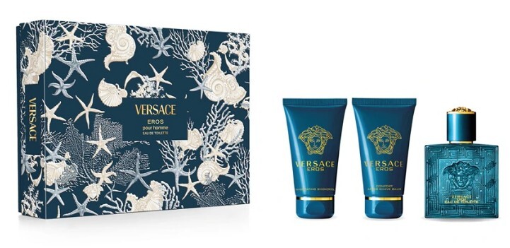 Versace Eros - EDT 50 ml + sprchový gel 50 ml + balzám po holení 50 ml