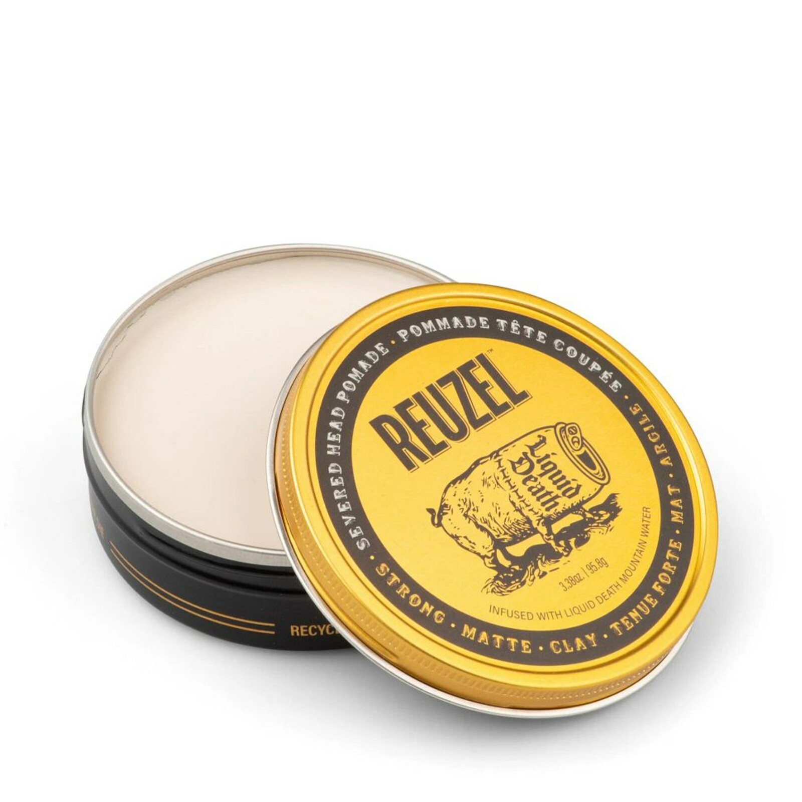 Reuzel Jílová pomáda Liquid Death Severed Head (Clay Pomade) 95 g