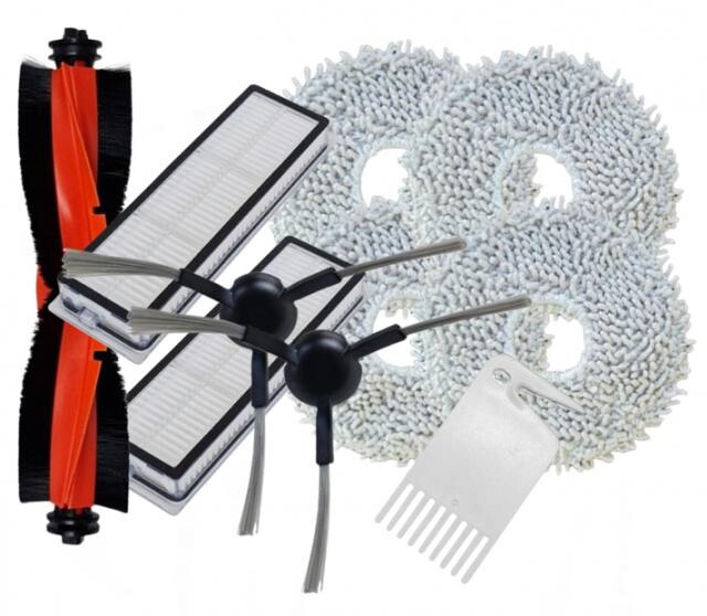 10ks Kartáče, mopy, HEPA filtry pro XIAOMI Robot Vacuum X20 PRO, Robot Vacuum X20 Max, sada