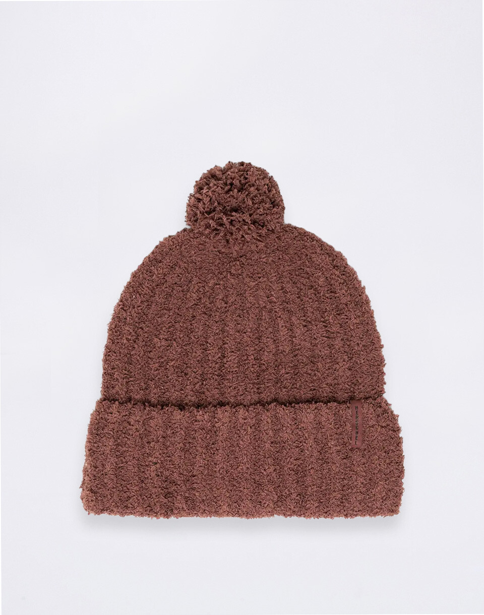 Herschel Supply Boucle Pom Solid Beanie Bitter Chocolate