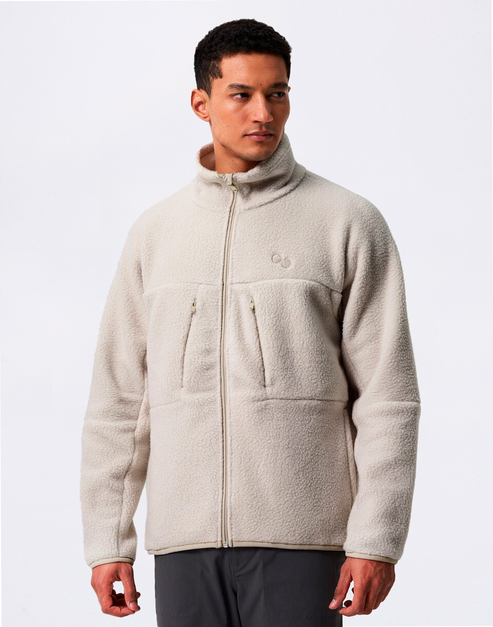 pinqponq Fleece Jacket Cliff Beige S