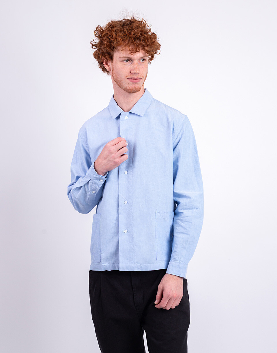 Service Works Waiter Shirt OXFORD BLUE L