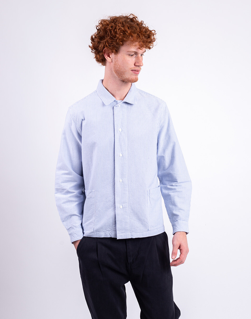 Service Works Waiter Shirt OXFORD STRIPE L