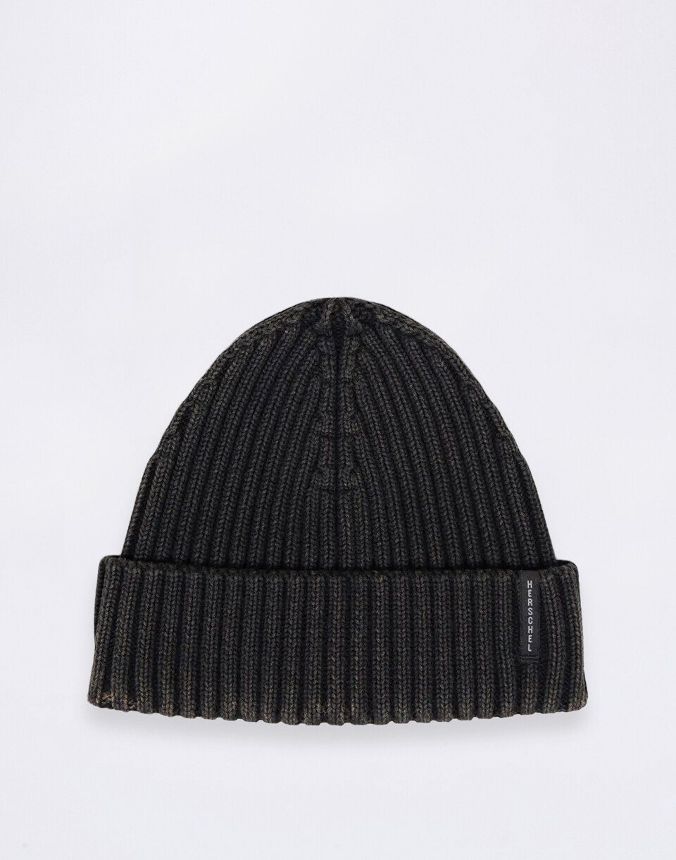Herschel Supply Wallace Acid Wash Beanie Acid Wash - Black