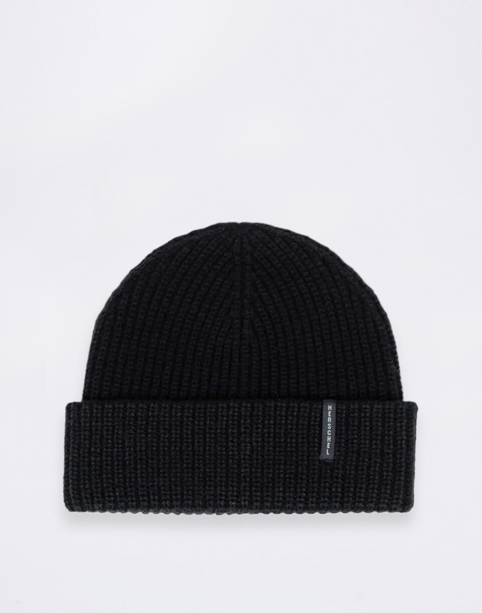 Herschel Supply Watch Cap Vertical ID Beanie Black