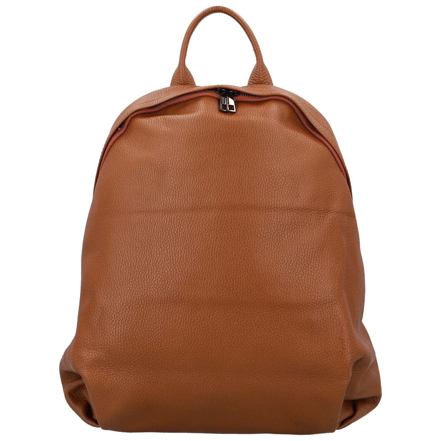 Trendy dámský kožený batoh Gevorg, koňakový