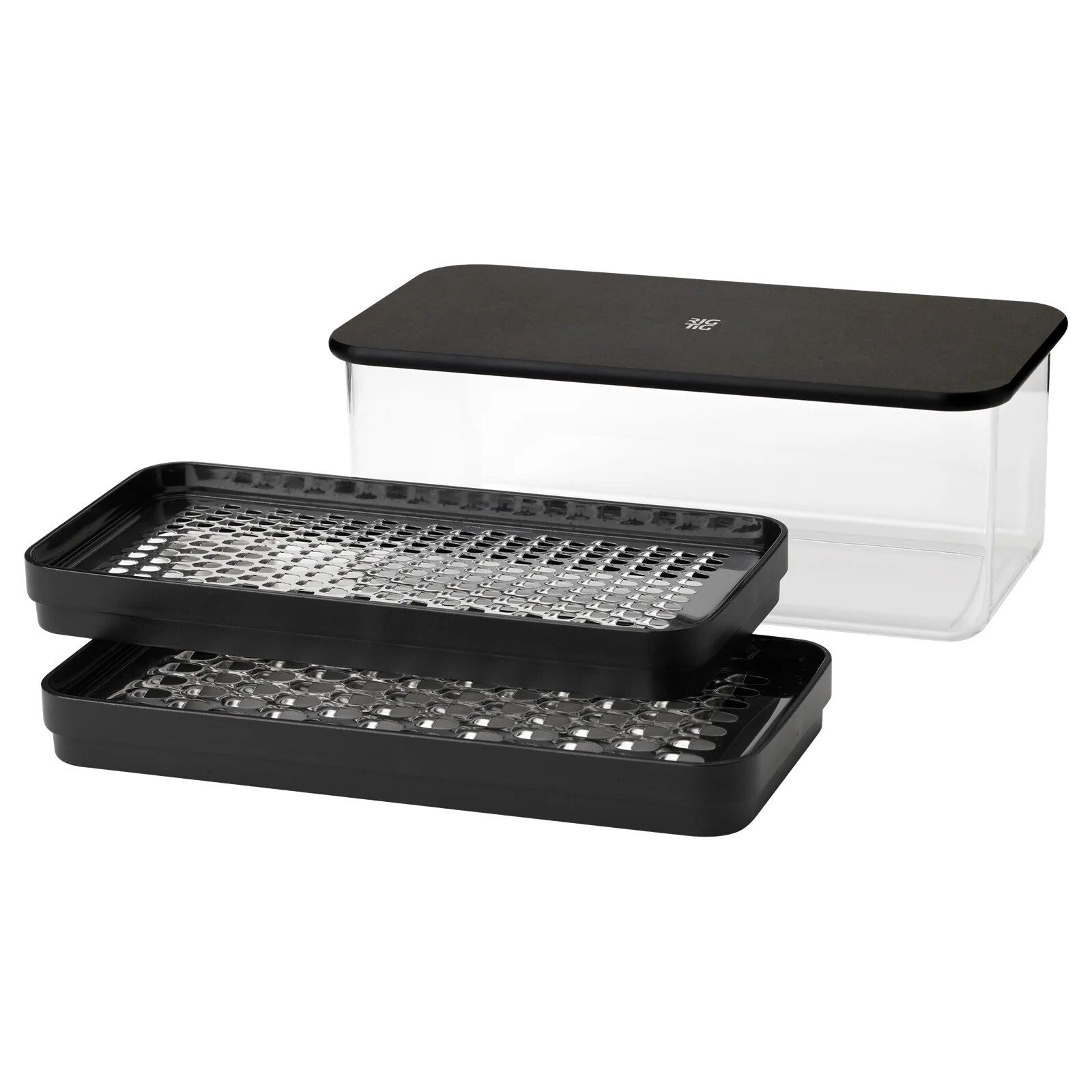 Struhado GRATE-IT 23 cm, černá, plast, RIG-TIG