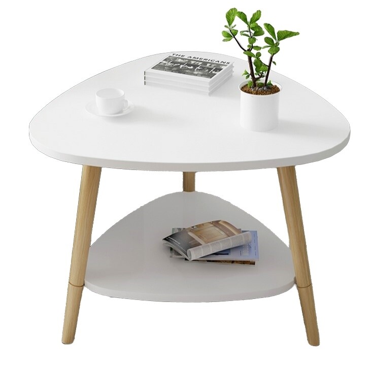 Konferenční stolek PAMMACHIO, bílá/borovice - II. jakost