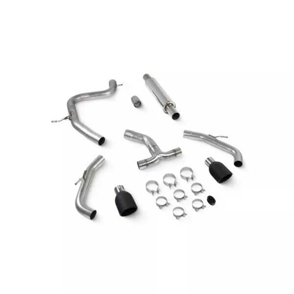 Predator GPFback výfuk Cupra Leon 245 Scorpion Exhaust - S rezonátorem / Keramické koncovky Indy