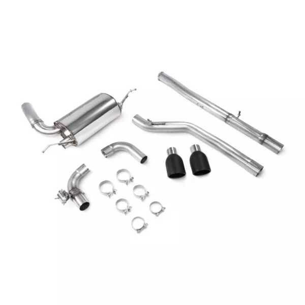 Klapkový catback výfuk Ford Focus MK3 RS Scorpion Exhaust - S rezonátorem / Keramické Indy koncovky