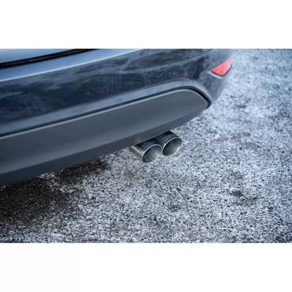 Zadní tlumič výfuku Ford Fiesta 1.0T EcoBoost Mk7 (Standard Valance Fit) Scorpion Exhaust - leštěné Daytona koncovky