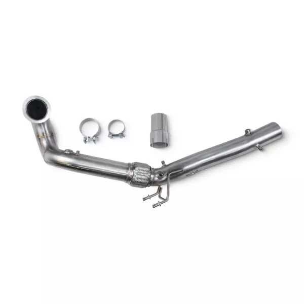 První díl výfuku Downpipe VW Polo GTI 2.0T AW Pre-Facelift GPF Model Scorpion Exhausts - Bez katalyzátoru / odstranění filtru pevných částic GPF