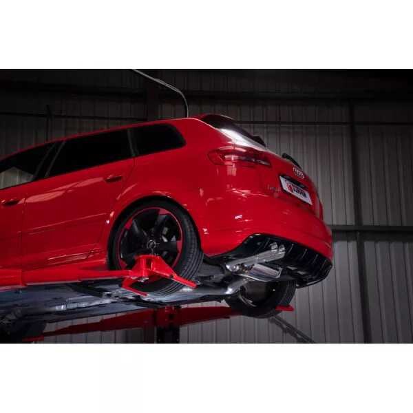 Catback výfuk Audi RS3 8P Scorpion Exhaust - Bez rezonátoru / leštěné Daytona koncovky