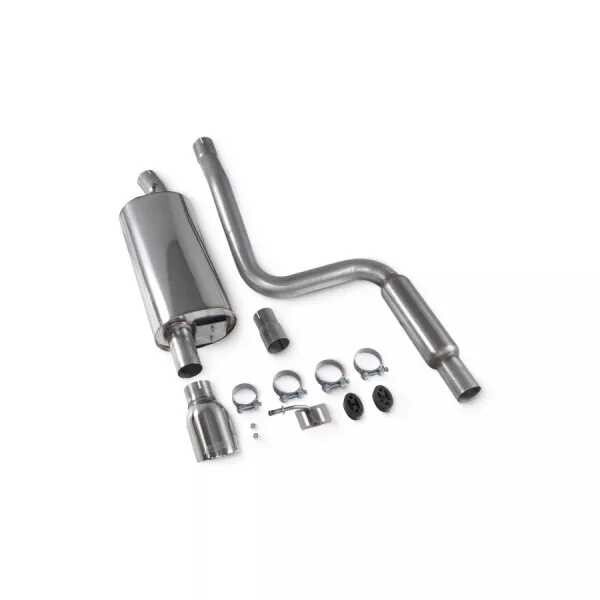 Catback výfuk Ford Fiesta Mk6 ST 150 Scorpion Exhaust - S rezonátorem / leštěná Daytona koncovka
