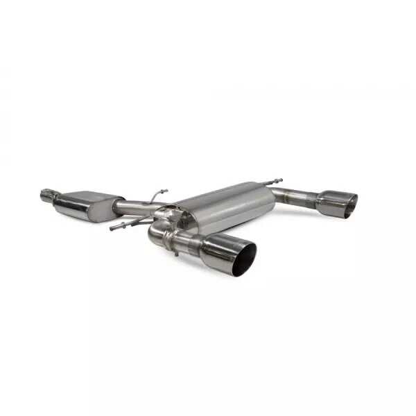 Klapkový Cat-back výfuk Audi TT (8S) 2.0 TFSI Scorpion Exhaust - S rezonátorem / leštěné koncovky