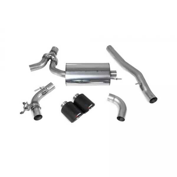 Klapkový GPF-back výfuk BMW M135i (F40) Scorpion Exhaust - karbonové koncovky