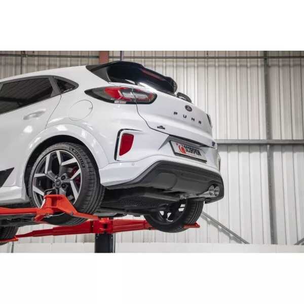 Klapkový GPF-back Predator výfuk Ford Puma Mk2 ST Scorpion Exhaust - leštěné koncovky