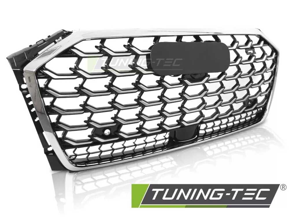 GRILLE SPORT S STYLE BLACK CHROME PDC fits AUDI A8 D5 21-