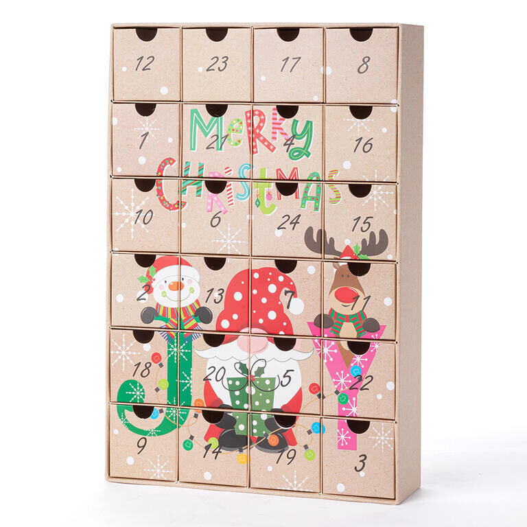 Adventní kalendář s šuplíčky PAPER skřítek