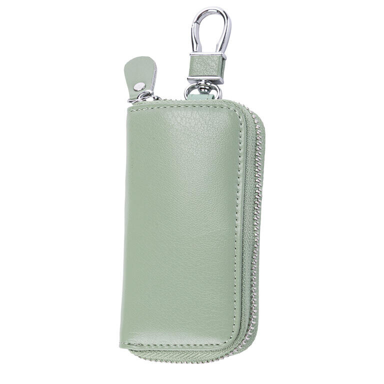 Kožené pouzdro na klíče mint
