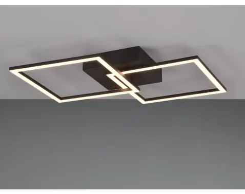 Stropní/nástěnné osvětlení Trail 60 cm, černý kov